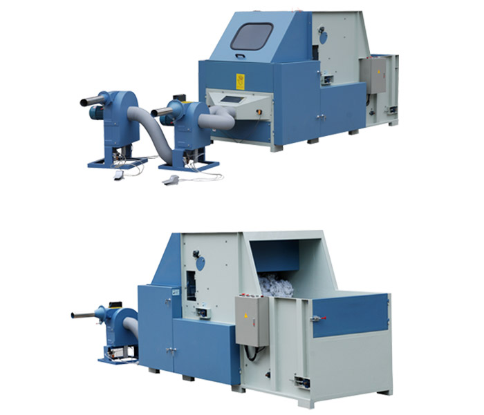 半自動松棉充棉組合機